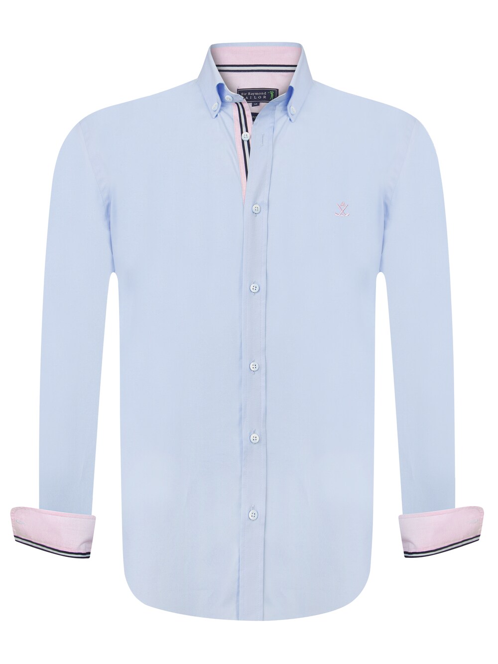 цена Рубашка на пуговицах стандартного кроя Sir Raymond Tailor Waterford, светло-синий