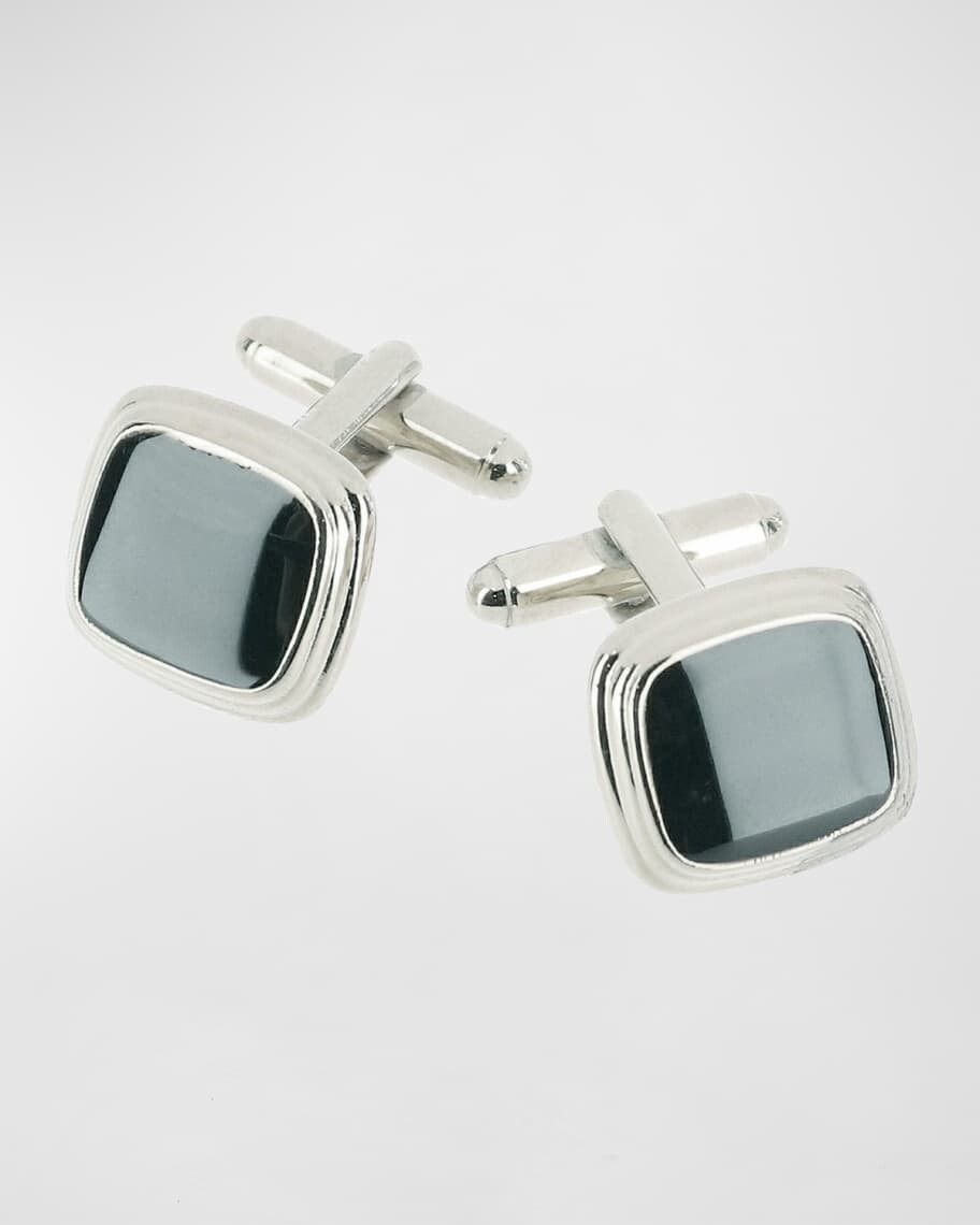 

Мужские запонки Sutton Black Lacqued Cushion Trafalgar