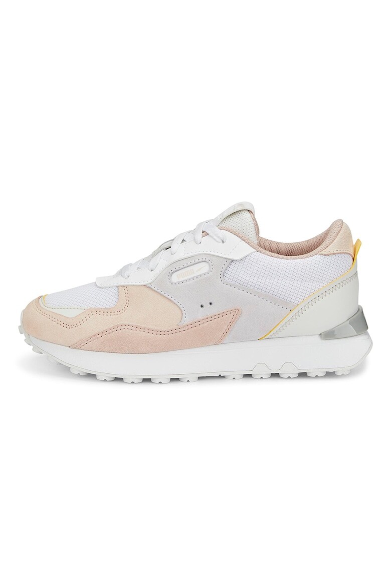 

Туфли Rider из кожи и замши с сеткой Puma, белый