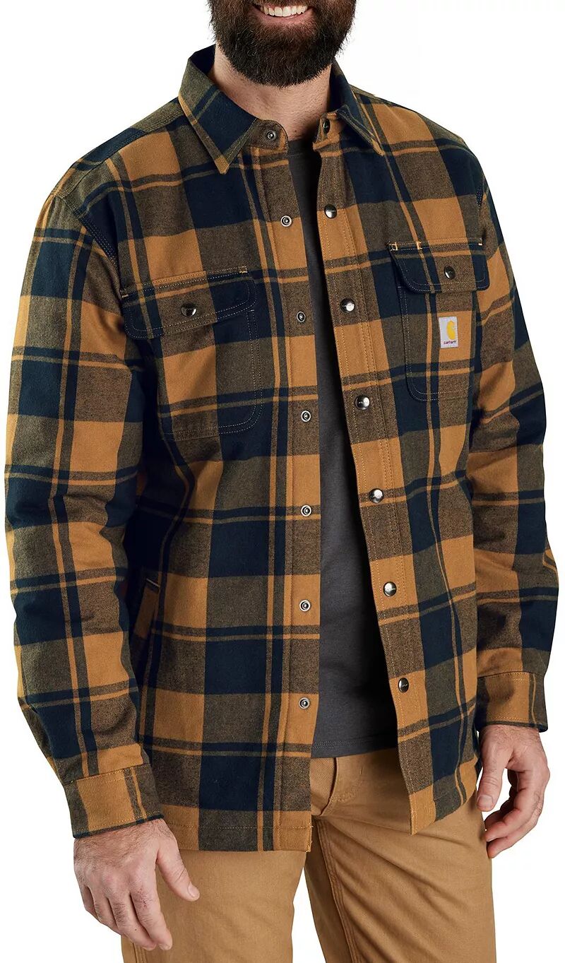 Мужская куртка-рубашка Carhartt из шерпы