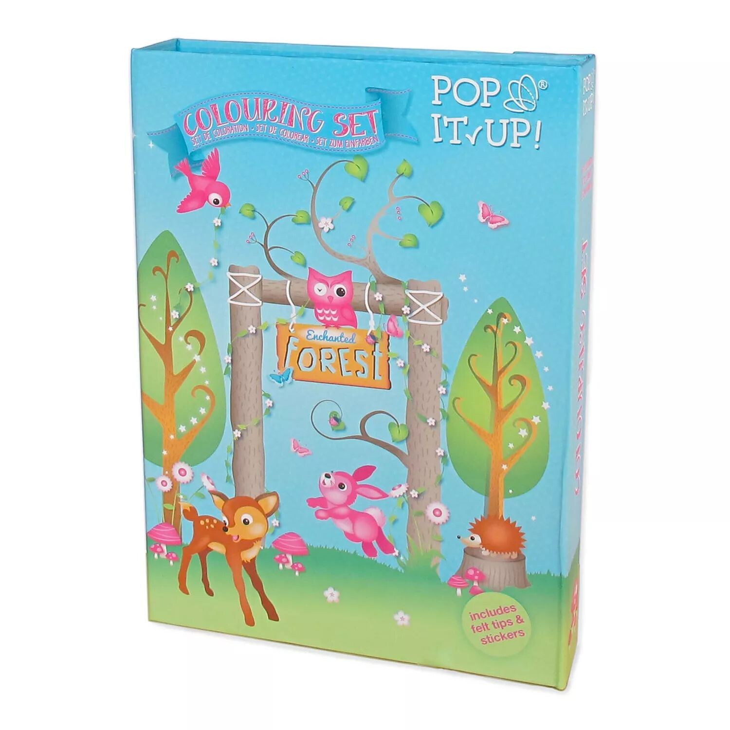 

Fun2Give Всплывающая игровая коробка «Зачарованный лес» с игровым ковриком и набором раскрасок Fun2Give
