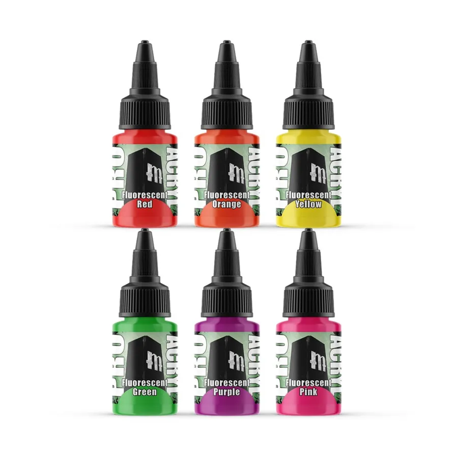 

Pro Acryl - Набор флуоресцентных ламп, Paint Sets (Monument Hobbies)