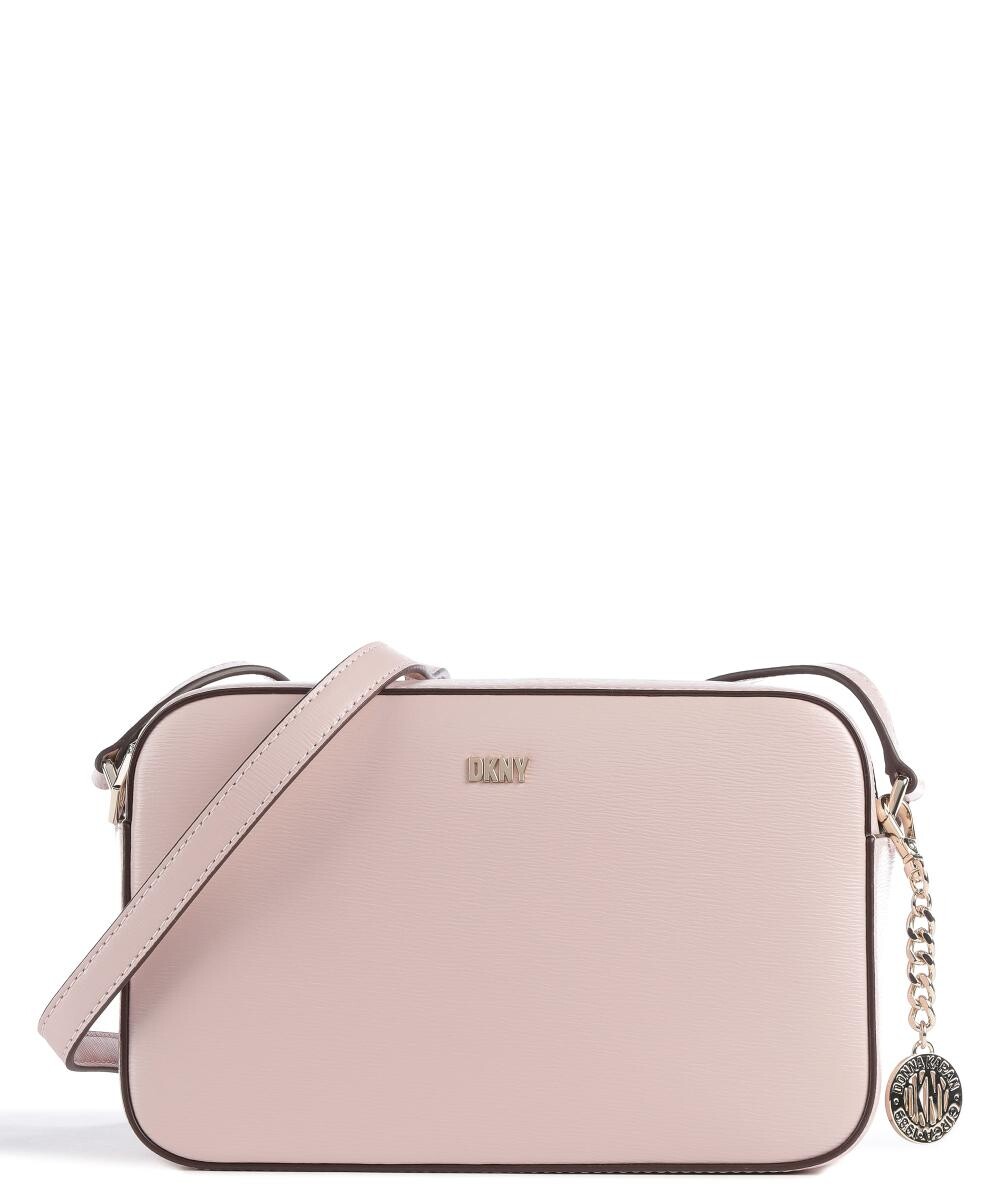 

Сумка на плечо Bryant из тисненой воловьей кожи Dkny, розовый