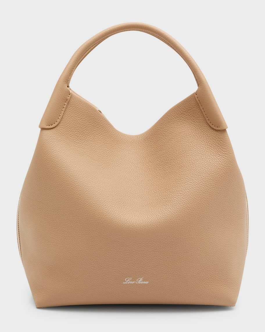 

Сумка через плечо Bale из мелкозернистой кожи Loro Piana