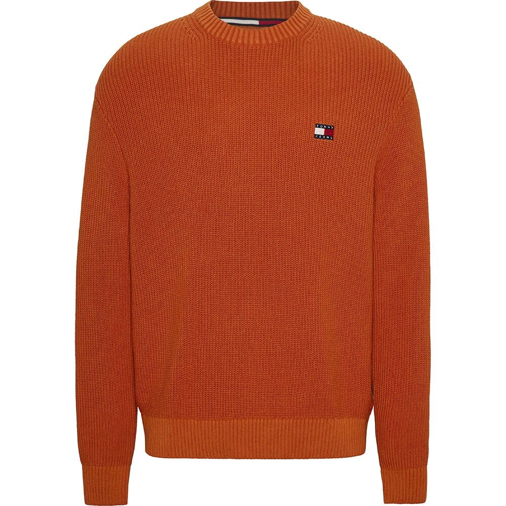 

Свитер Tommy Jeans Regular Tonal Xs Badge, оранжевый