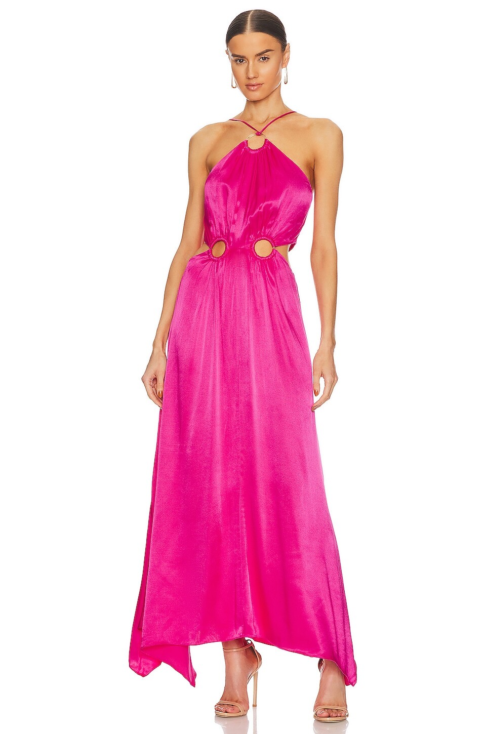 

Платье макси ELLIATT Visitant, цвет Hot Pink