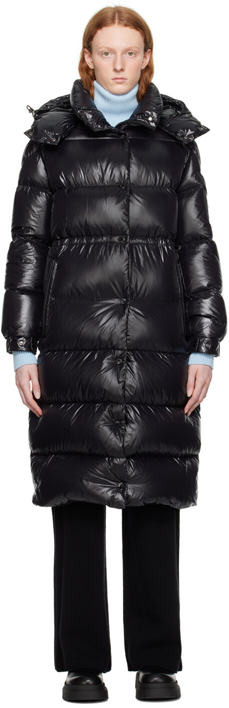 

Moncler Черный пуховик Cavettaz