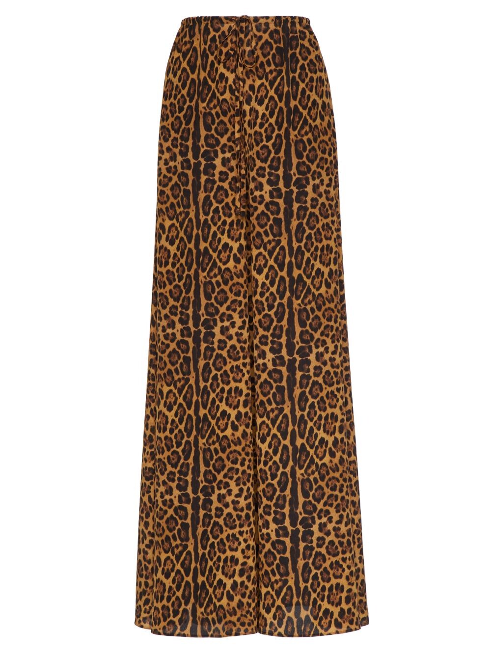 

Брюки из крепдешина Animalier Valentino, животный принт