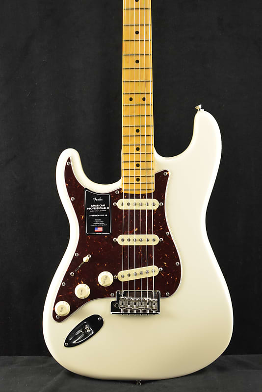 Электрогитара Fender American Professional II Stratocaster Left-Hand MN Olympic White электрогитара fender american professional ii stratocaster left handed olympic white