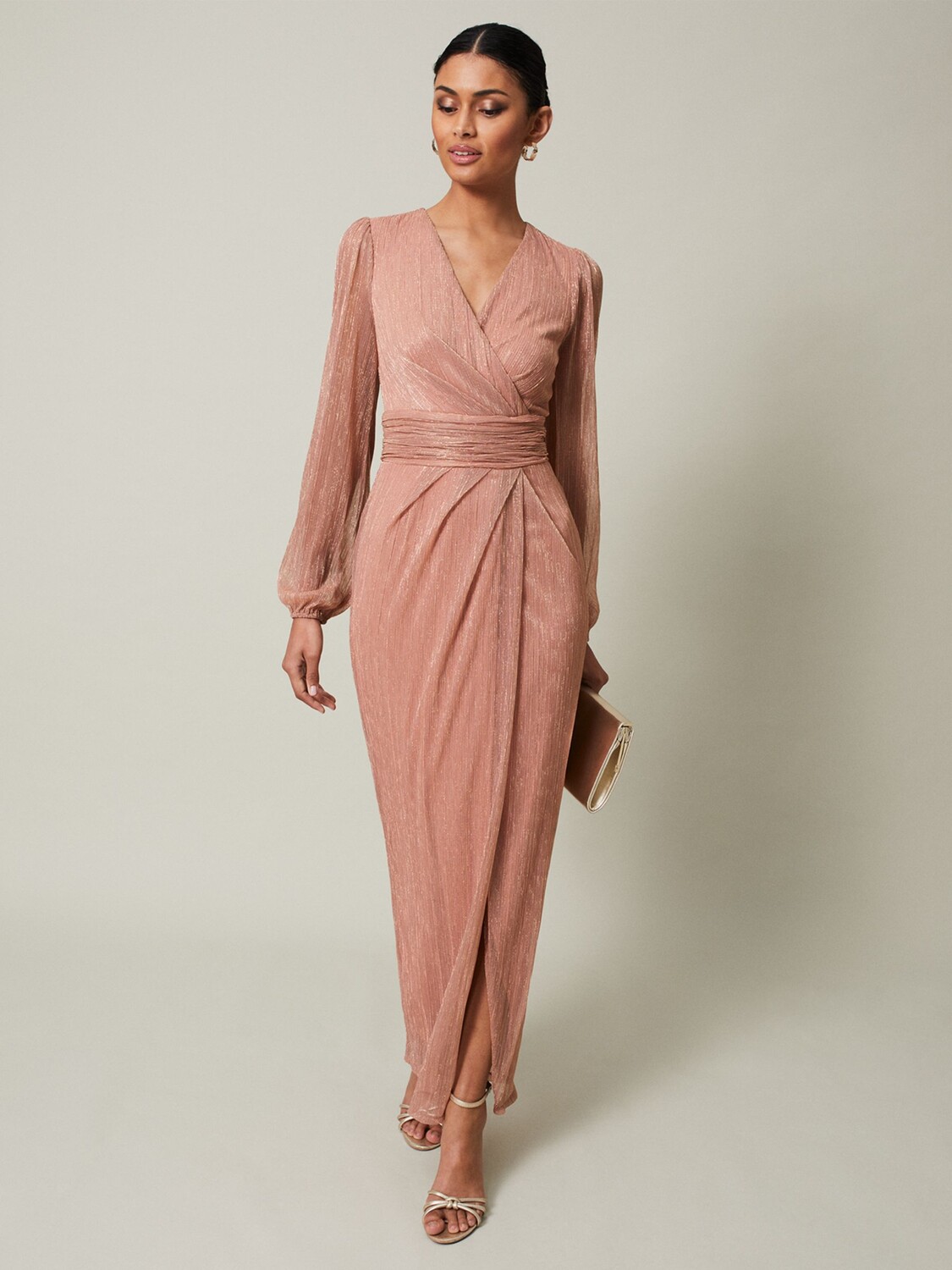

Платье с запахом Phase Eight Brielle, розовый