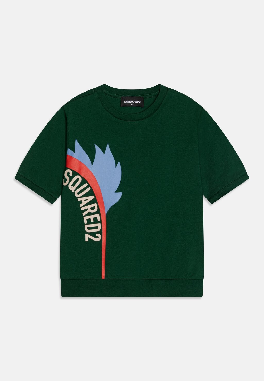 

Футболка с принтом RELAX Dsquared2, цвет green