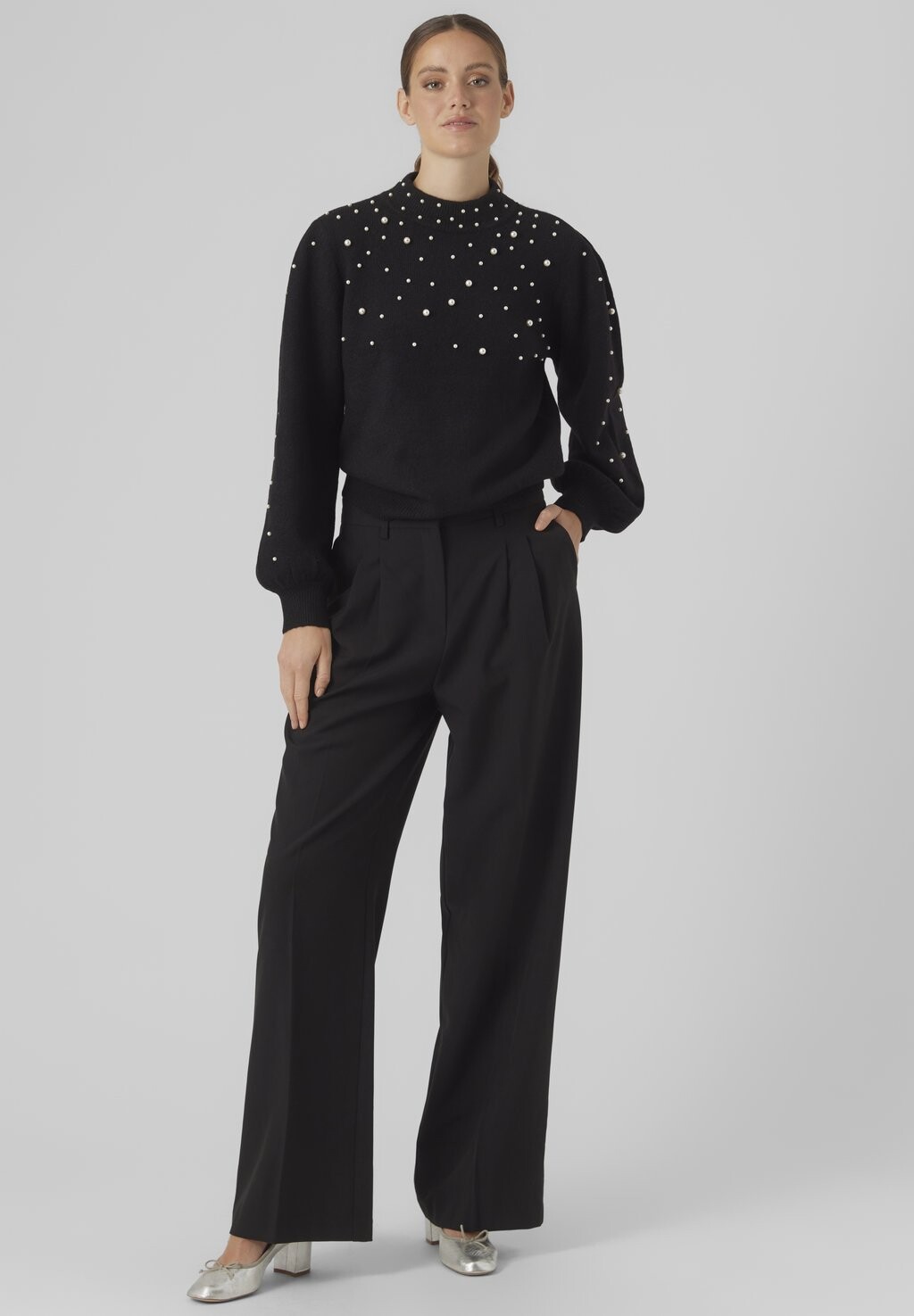 

Свитшот Vero Moda ПЕРЛЕН, черный