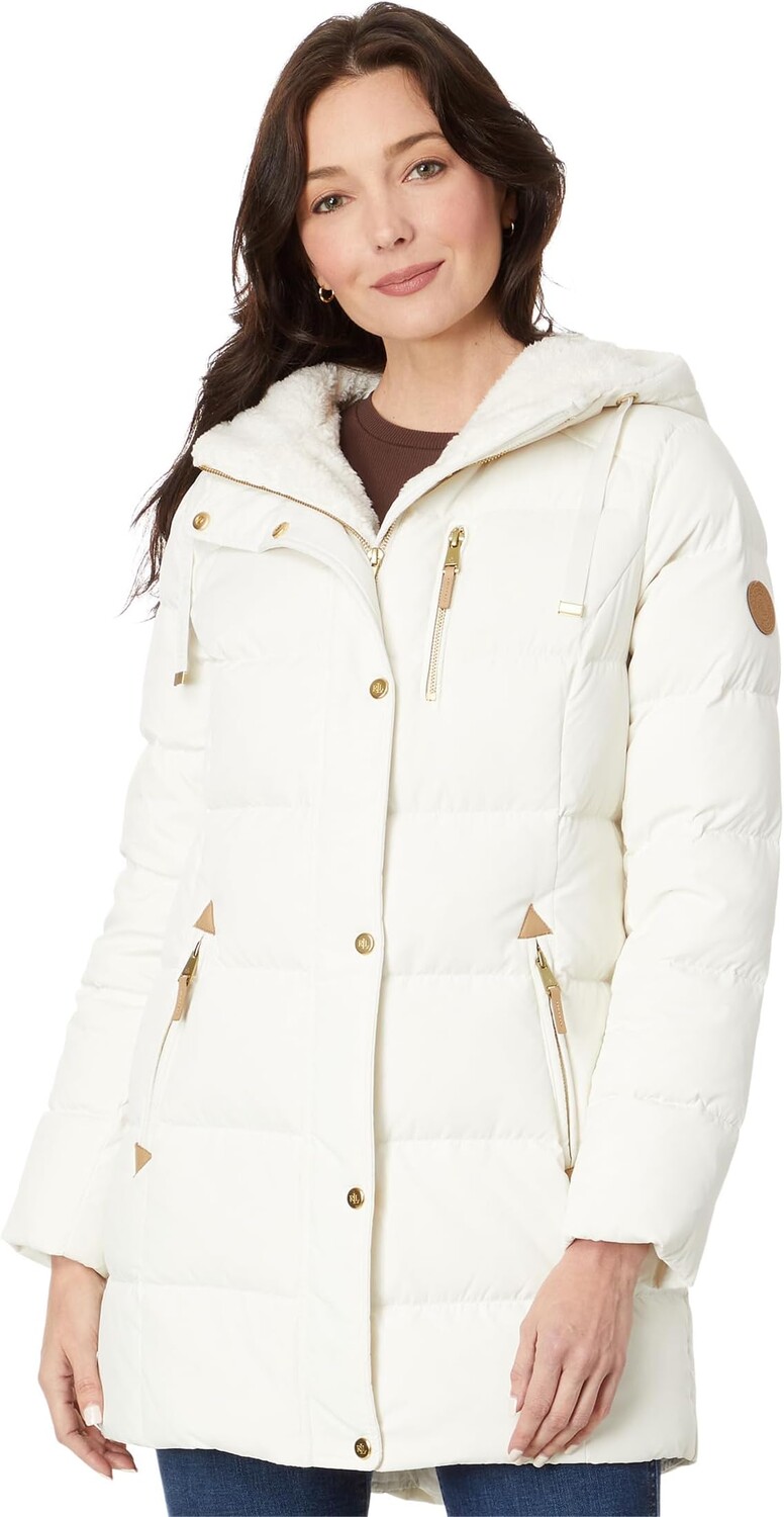 

Куртка LAUREN Ralph Lauren 30" Down, цвет Cream