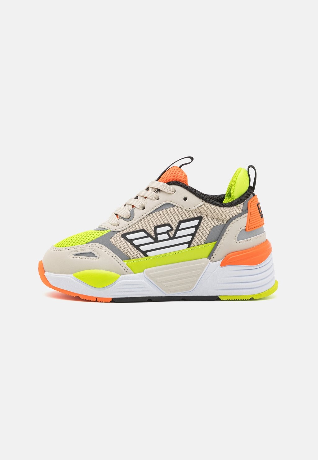 

Низкие кроссовки Ace Runner Minime Unisex EA7 Emporio Armani, цвет lime/orange