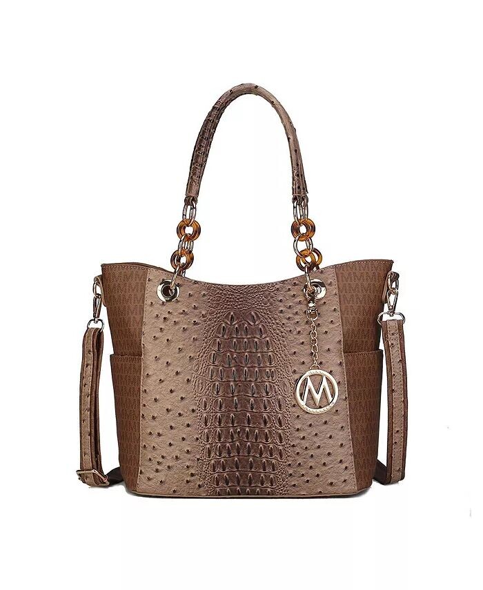 

Большая сумка-тоут Miriam Signature от Mia K Mkf Collection, бежевый