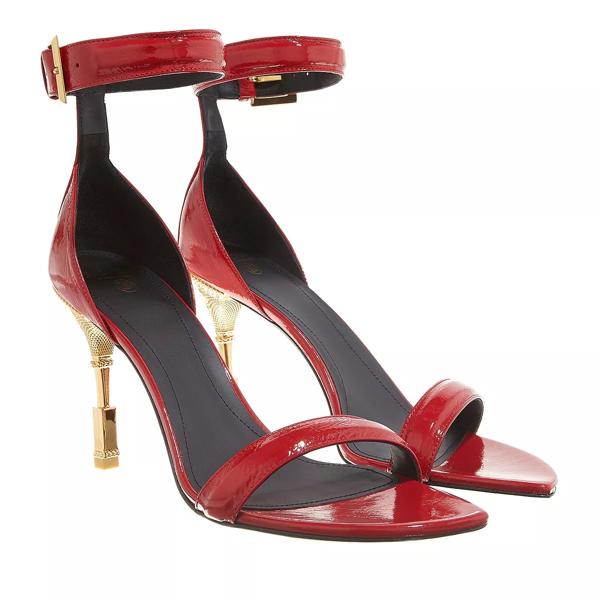 

Сандалии moneta sandals patent leather Balmain, красный