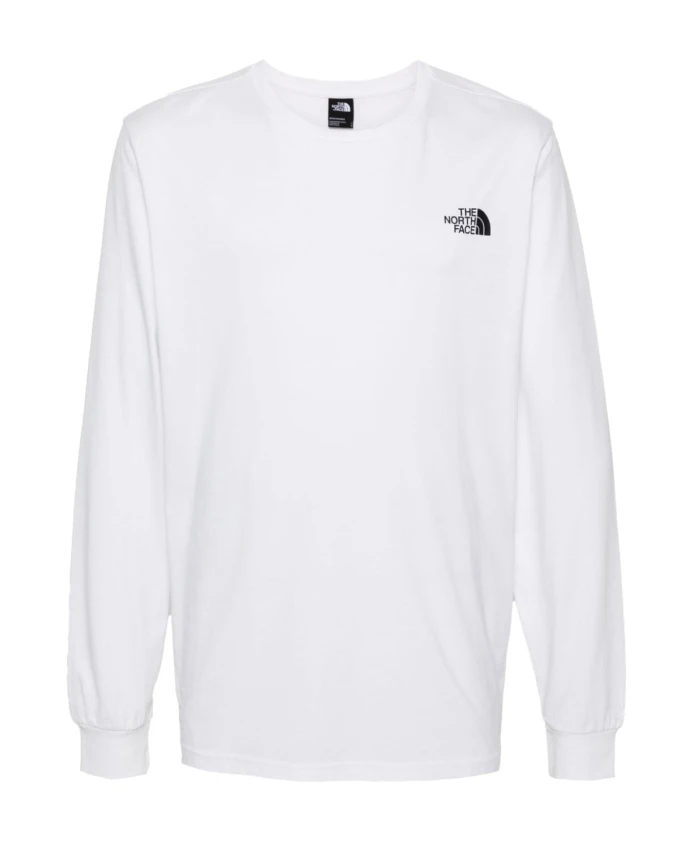 

Футболка с длинными рукавами и логотипом The North Face, белый