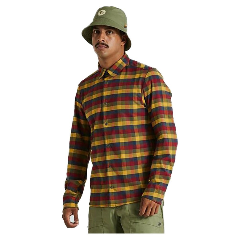 

Рубашка с длинным рукавом Specialized Fjällräven Rider´s Flannel, красный