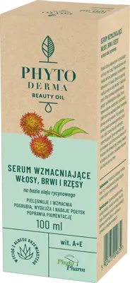 

Сыворотка для бровей и ресниц Phytoderma Beauty Oil Serum Wzmacniające Włosy, Brwi i Rzęsy, 100 мл