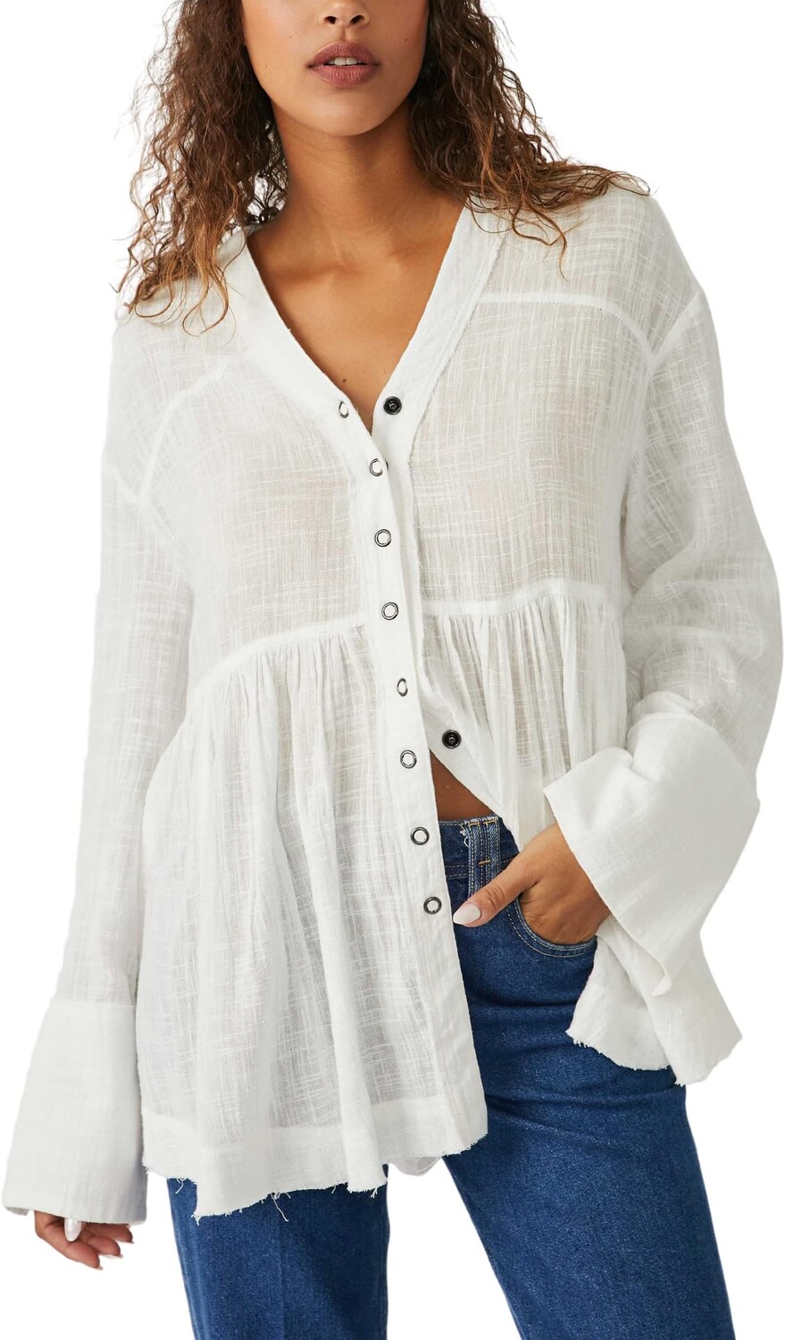 

Майлз далеко Free People, белый