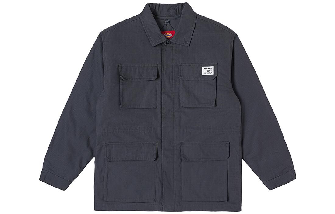 

Стеганая куртка унисекс бетонно-серая Dickies, серый