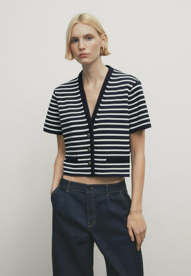 

Кардиган Massimo Dutti, темно-синий