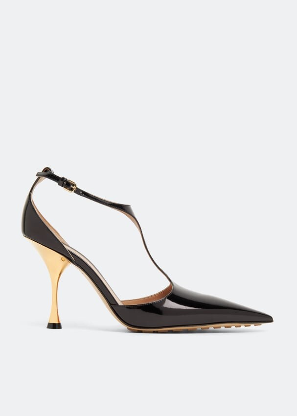 

Туфли Bottega Veneta Rocket T-Bar, черный