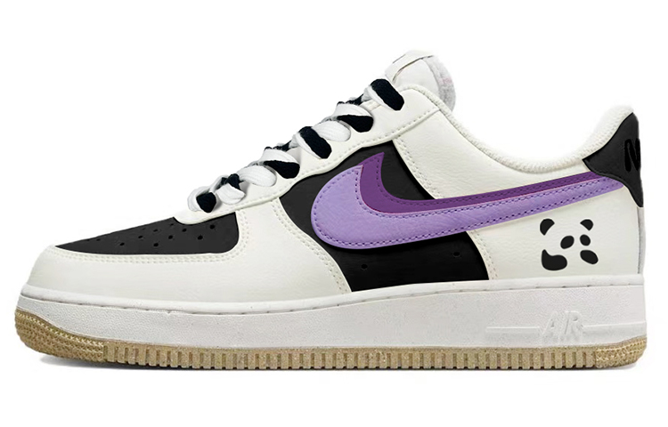 

Кроссовки Nike Air Force 1 Skateboarding Shoes Women's Low-top Purple, черный