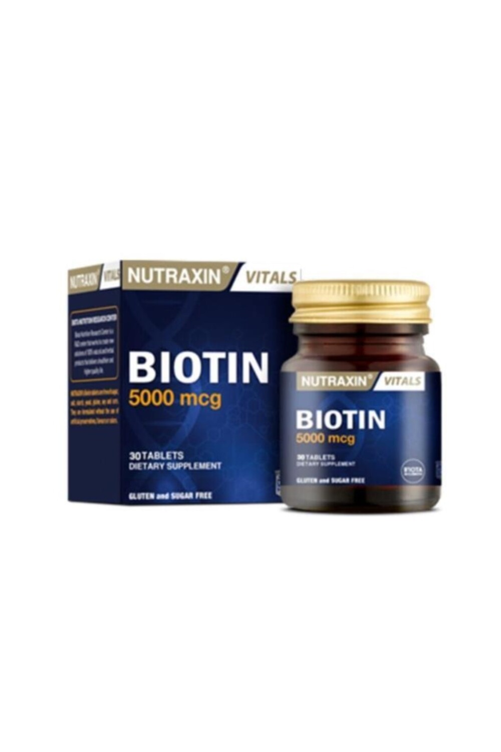 

Nutraxin Биотин 5000 мкг 30 таблеток