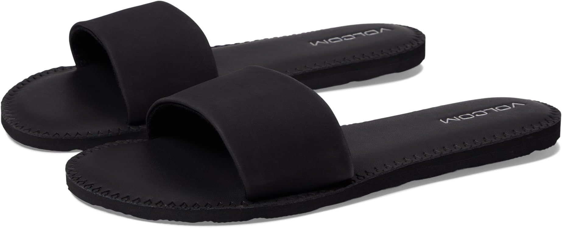 

Сандалии на плоской подошве Simple Slide Sandals Volcom, цвет Blackout