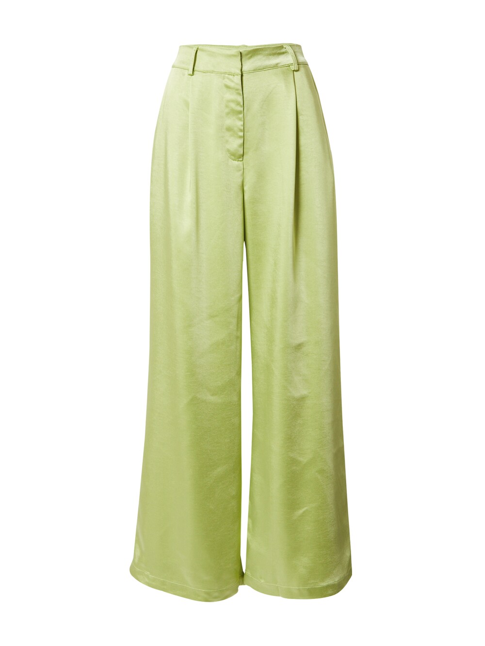 Широкие брюки со складками спереди About You Elva, зеленый
