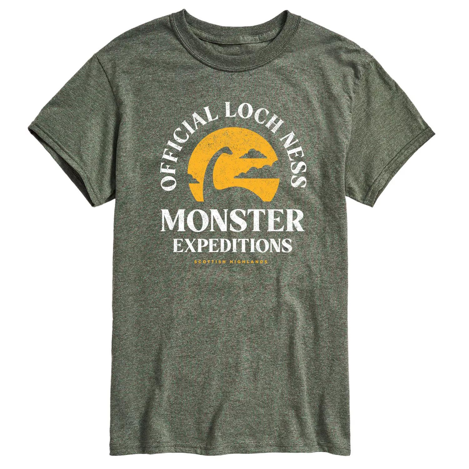 Мужская футболка Loch Ness Monster Expeditions Licensed Character