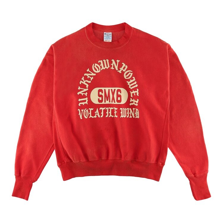 

Толстовка Saint Michael Unknown Crewneck, красный