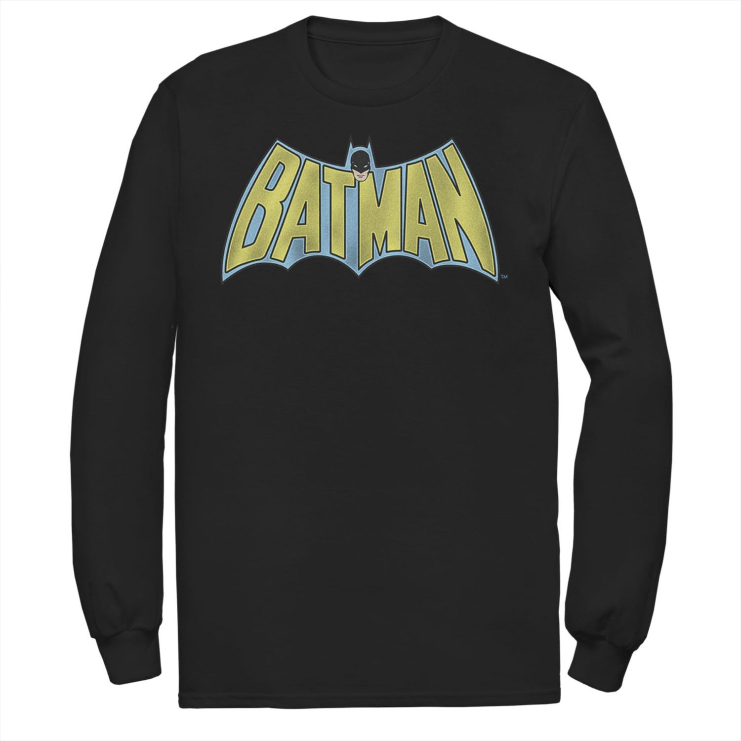 цена Мужская винтажная футболка с жирным текстом и логотипом DC Comics Batman