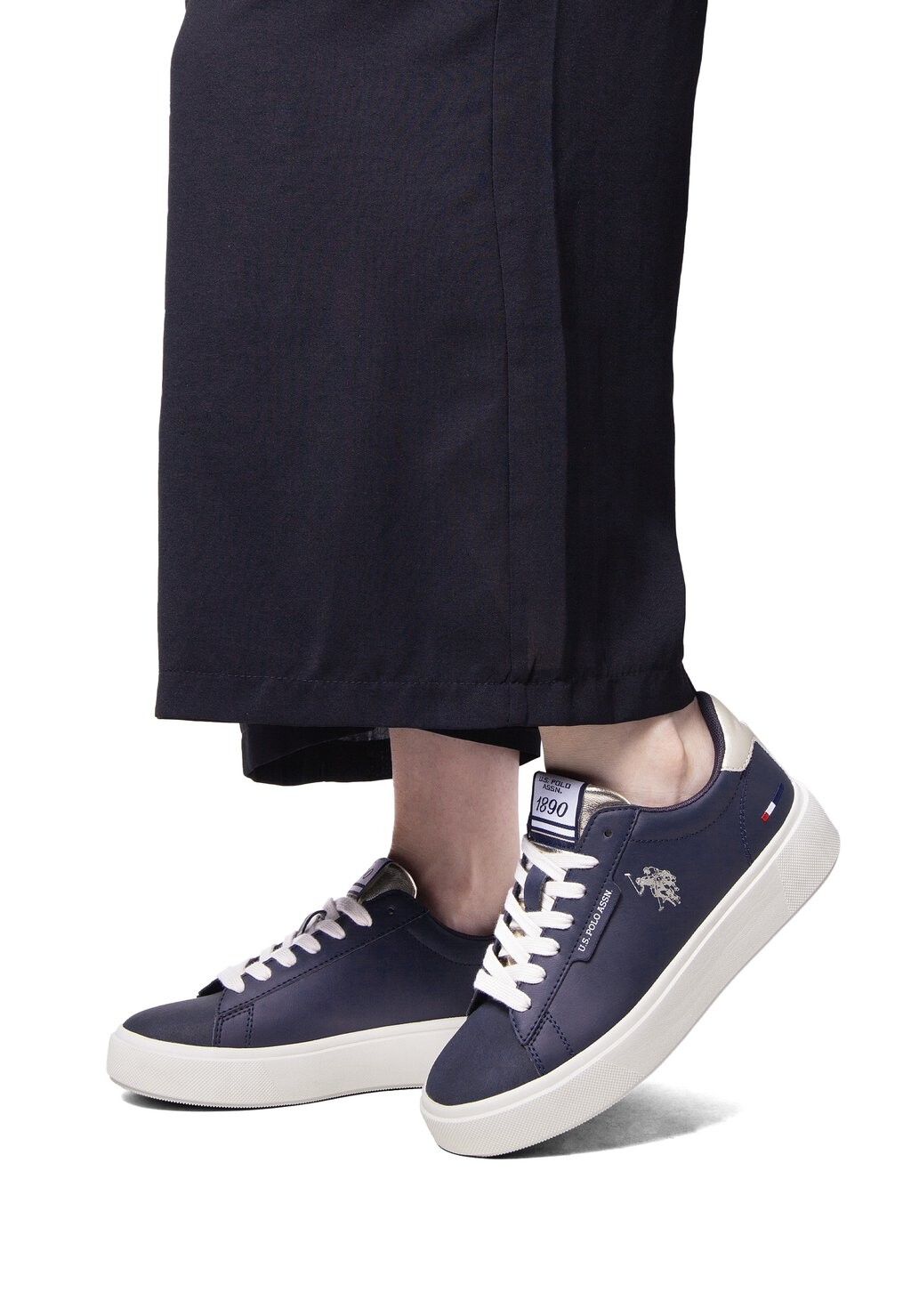 

Низкие кроссовки Ashley U.S. Polo Assn., цвет blu scuro