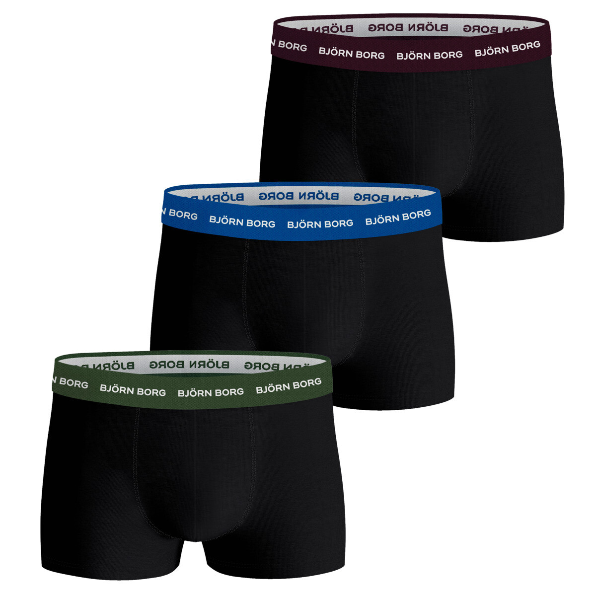 

Боксеры Björn Borg Boxershorts Cotton Stretch Trunk 3 шт, черный