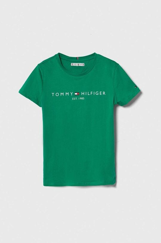 

Tommy Hilfiger Детская хлопковая футболка, зеленый