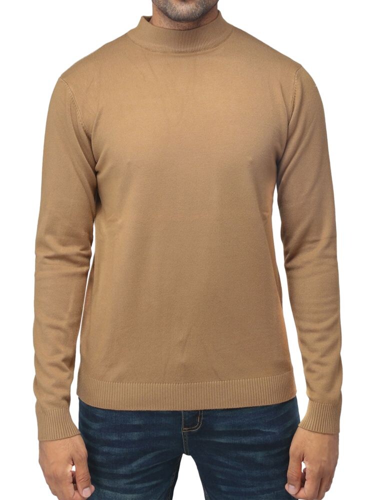 

Однотонный свитер с воротником-стойкой X Ray, цвет British Khaki