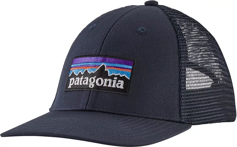 Мужская кепка Patagonia P-6 Logo LoPro Trucker Hat, темно-синий