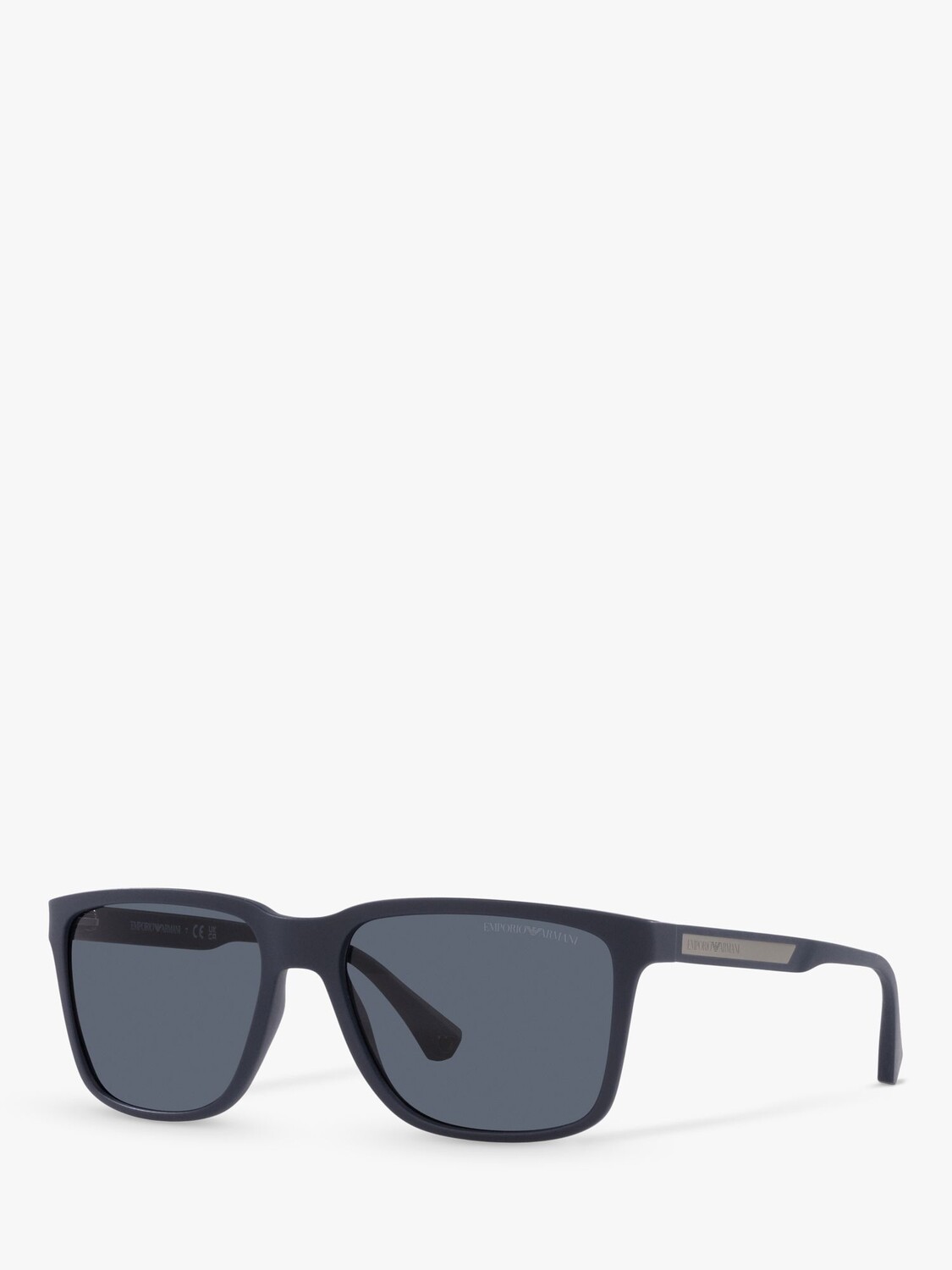 

Emporio Armani EA4047 Мужские квадратные солнцезащитные очки, матовый синий/серый