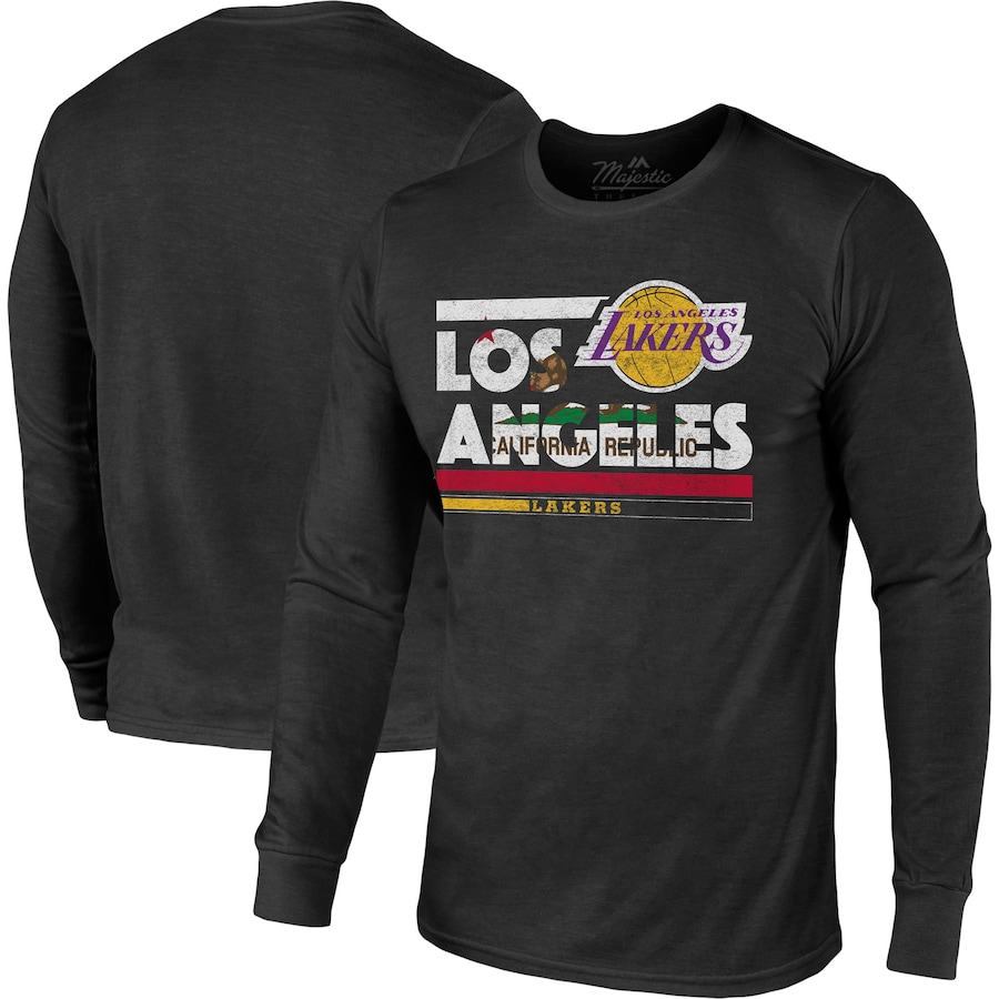 

Футболка с длинным рукавом Majestic Threads Los Angeles Lakers, черный