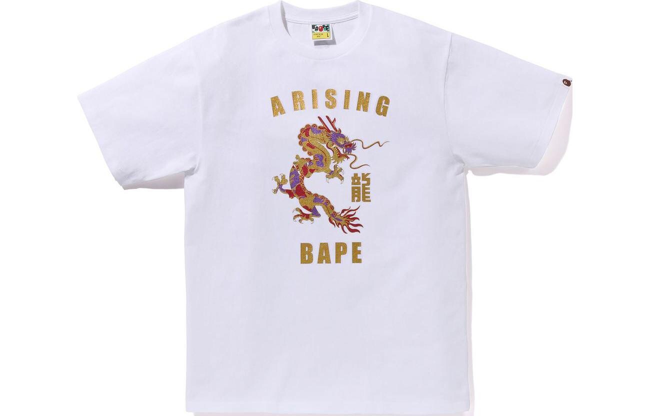 

Футболка с блестками BAPE Year Of Dragon A Bathing Ape, черный