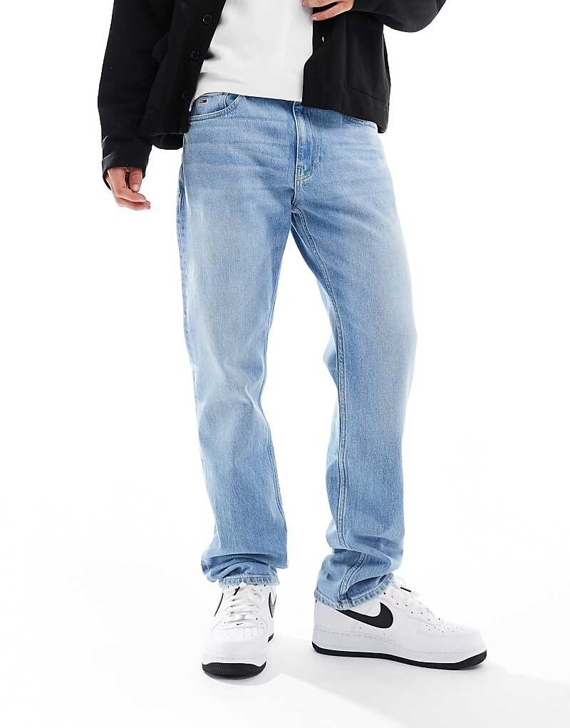 

Tommy Jeans Прямые джинсы Ethan светлой расцветки, свободного кроя