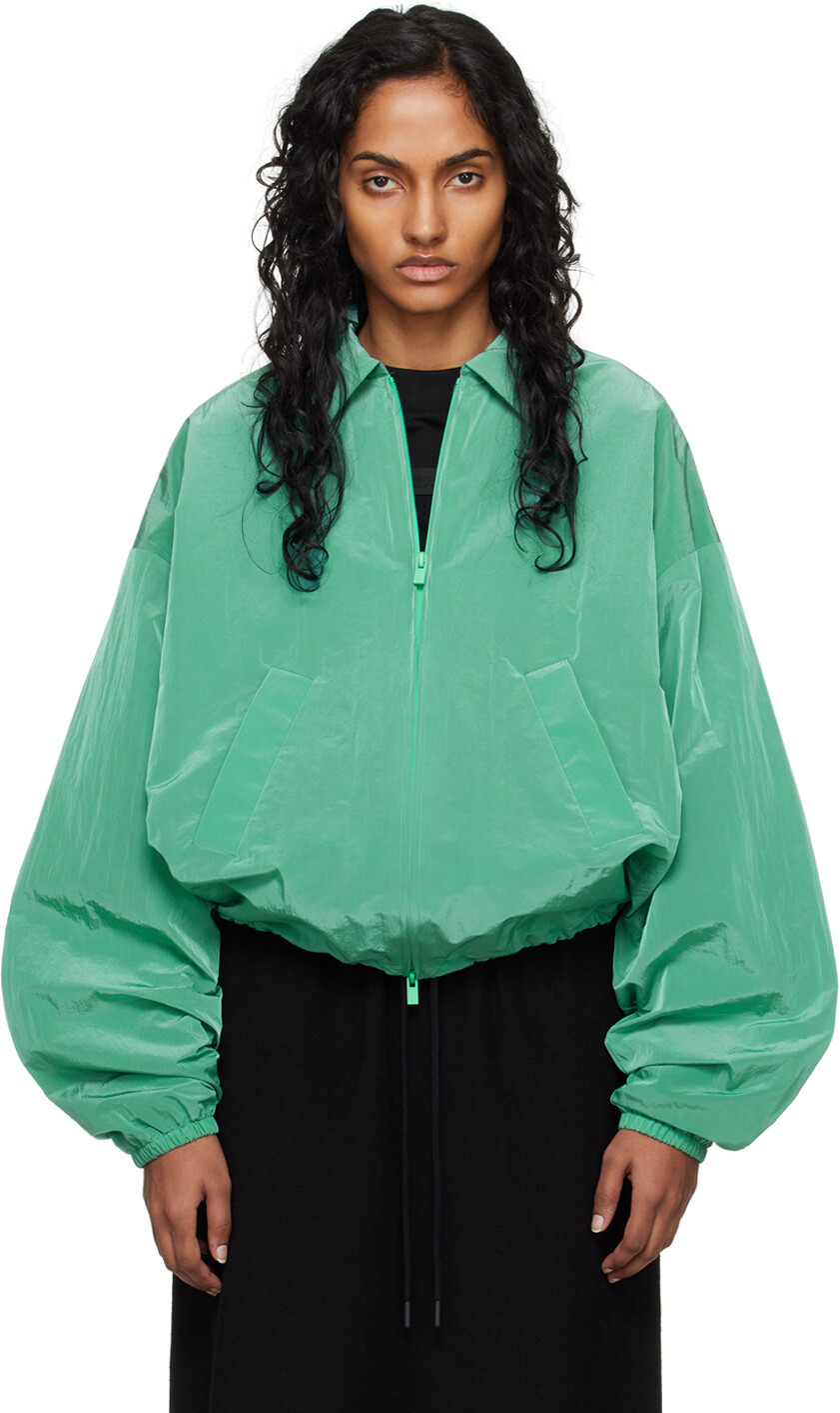 

Зеленый бомбер Shell Fear Of God Essentials
