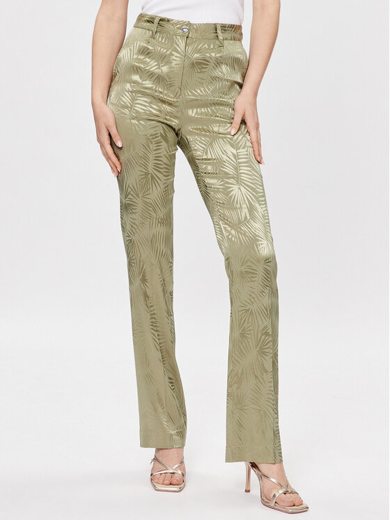 Тканевые брюки стандартного кроя Guess, зеленый тканевые брюки стандартного кроя gap зеленый