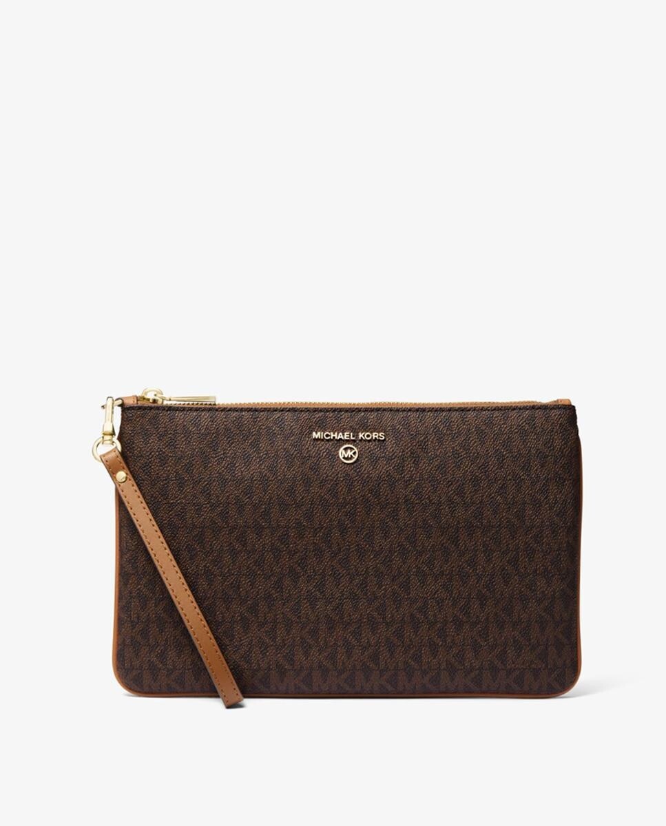 

Коричневая сумочка с логотипами Michael Michael Kors, коричневый