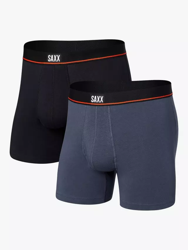 

Трусы SAXX Stretch Logo Band 2 шт, цвет navy/black