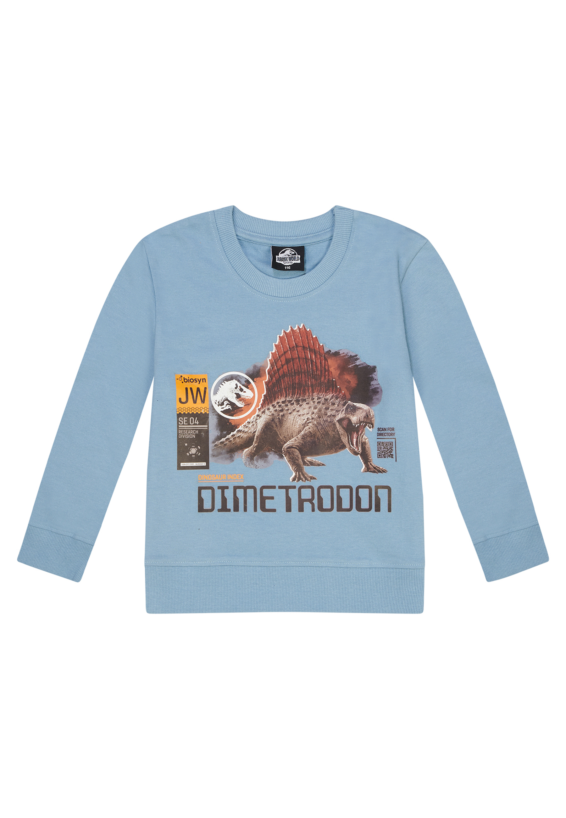 Пуловер ONOMATO! Sweatshirt Jurassic World Dimetrodon, цвет Hell Blau