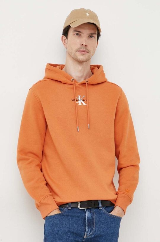 

Толстовка Calvin Klein Jeans, оранжевый