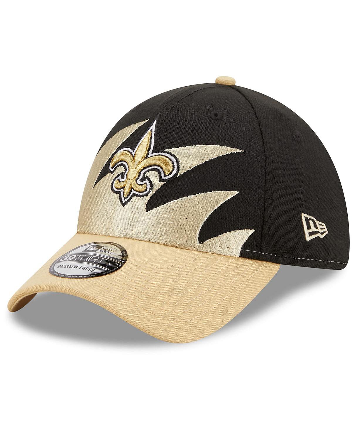 

Мужская черно-золотая кепка New Orleans Saints Surge 39THIRTY Flex Hat New Era